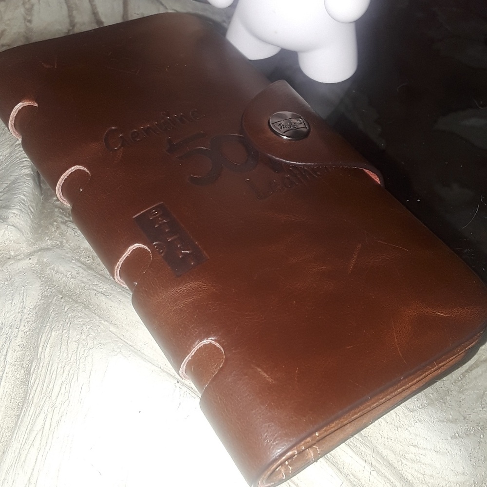 $$DROP$$Genuine 501 Leather Wallet